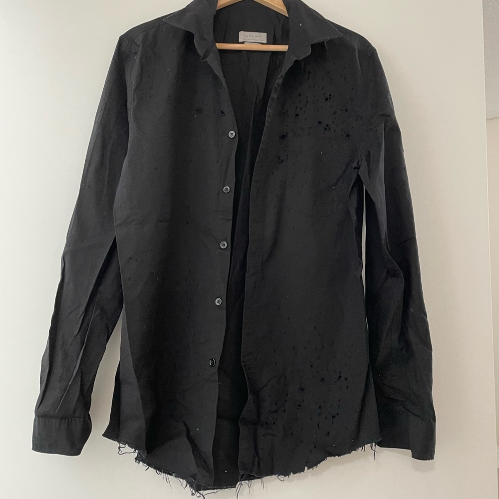 Mens Zara button down shirt